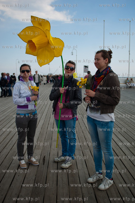 Sopot. Skwer Kuracyjny. Pola Nadziei na Pomorzu - wielka...