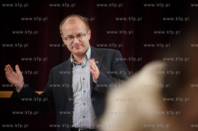 Gdansk. Aula Centrum Ksztalcenia Ustawicznego im. marszalka...