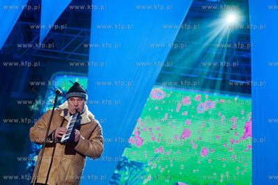 Gdansk. Dlugi Targ. Swiateczny koncert Cala Polska...