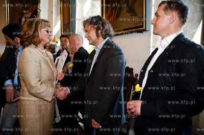 Gdansk. Ratusz Glownego Miasta. Pola Nadziei. Uroczystosc...