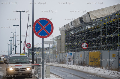 Gdansk. Rebiechowo. Budowa Pomorskiej Kolei Metropolitalnej....