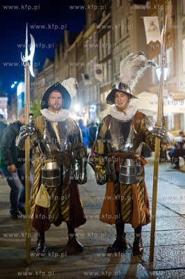 Gdansk. Europejska Noc Muzeow 2014.
Nz straznicy miejscy...