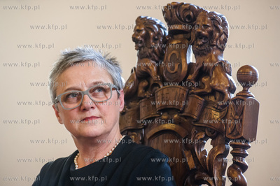 Gdansk. Wielka Sala Wety Ratusza Glownego Miasta. Uroczystosc...