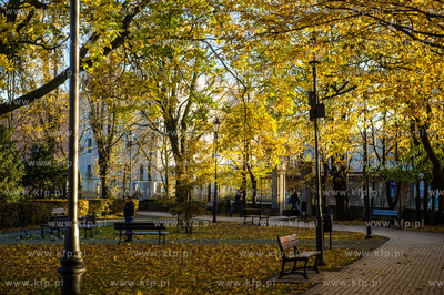 Gdańsk. Wrzeszcz. Jesien w Parku Kuźniczki. 29.10.2016...