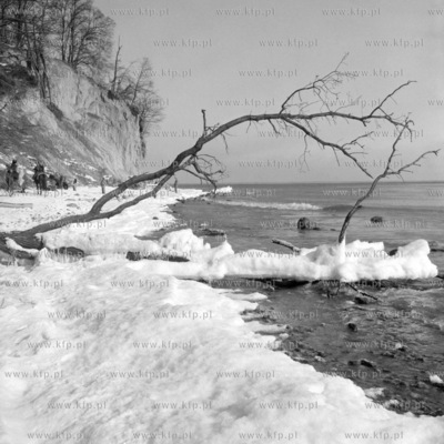 Zasniezona plaza w Gdyni Orlowie. 
18.02.1978
5luty78_z.kosycarz_p41
Fot....
