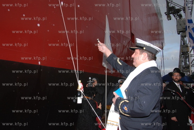 Chrzest i przekazanie RO-RO samochodowca TAIPAN w Stoczni...