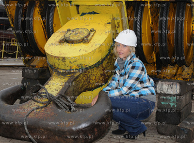 Sesja zdjeciowa aktorki Magdy Waligorskiej na terenie...