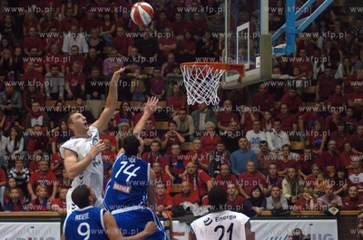 Slupsk. Mecz koszykowki Energa Czarni Slupsk vs AZS...