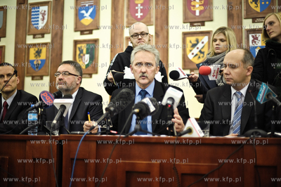Briefing prasowy w Urzedzie Marszalkowskim poswiecony...