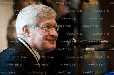 Gdansk. Ratusz Staromiejski. Wreczenie Medali Stolema...