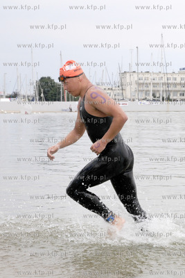 BCT Gdynia Maraton 2012. Nz. Niemiec Benjamin Konschak...