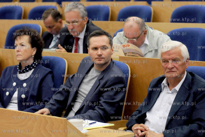 W  sali im. Lecha Badkowskiego Urzedzie Marszalkowskim...