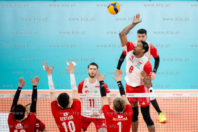 Turniej towarzyski siatkówki w Ergo Arenie. Mecz Polska...