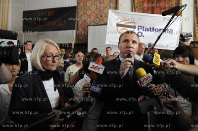 Sesja Rady Miasta Sopotu. Spotkanie dotyczylo glownie...