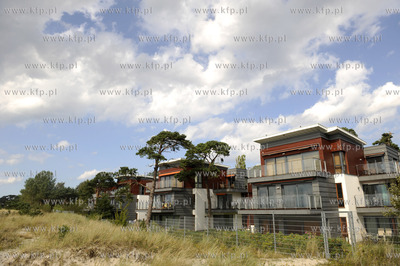 Apartamentowce w Juracie na Polwyspie Helskim. 21.08.2008...