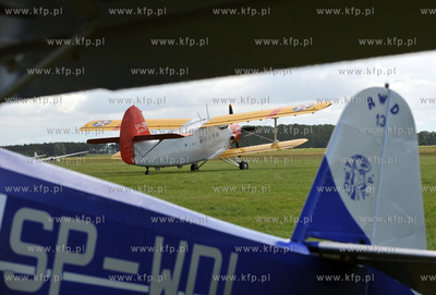 Lotnisko w Pruszczu Gdanskim w dniu 80 lecia Aeroklubu...