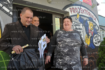 Gdansk Brzezno. Akcja Europejskiego Centrum Solidarnosci...