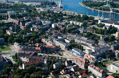 Gdansk Nowy Port z lotu ptaka. 3.08.2011 Fot. Maciej...
