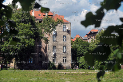 Gdansk Dolne Miasto. ul. Lakowa. Widok od strony ul....