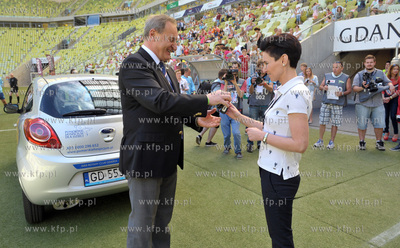 Stadion PGE Arena. Mecz charytatywny Przyjaciele Hospicjum...