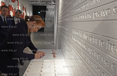 Wizyta ambasador USA w Polsce  Georgette Mosbacher...