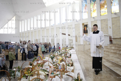 Swiecenie pokarmow w kosciele sw. Kazimierza w Gdansku...