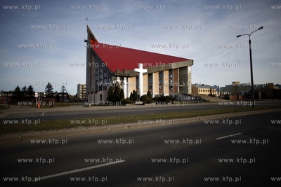 Gdańsk Zaspa. Kościół pw Opatrzności Bożej i...