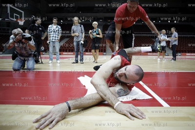 Sopot. Ergo Arena. Trening koszykarskiej druzyny narodowej...
