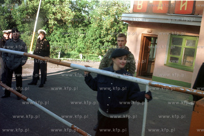 Granica - wjazd do Baltijska strefy zamknietej - wojskowej...