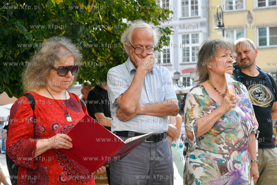 Gdańsk. Przedproża Dworu Artusa. Prawykonanie utworu...