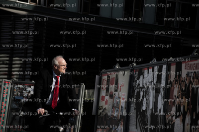 Wystawa pt. Solidarnosc Narodow, nieopodal Reichstagu,...