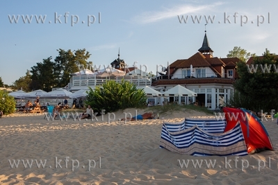 Sopot, plaża. 08.08.2018 Fot. / Anna Rezulak / KFP