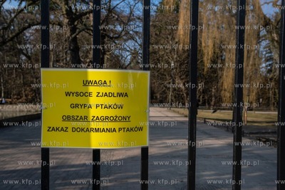Informacja o zakazie karmienia ptaków w związku z...