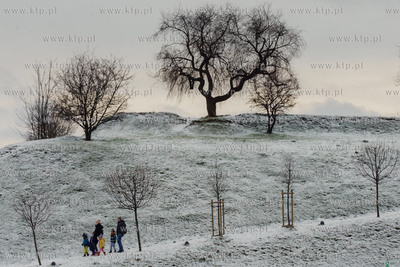 Gdańsk. Zima na Górze Gradowej.1.02.2022 / fot. Anna...
