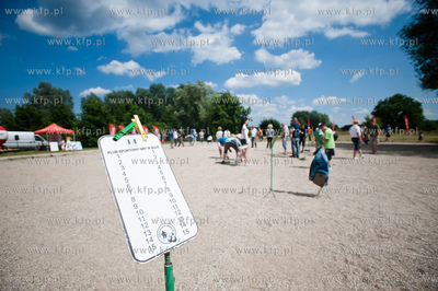 Gdansk. Bulodrom w Parku Reagana. Turniej petanque...