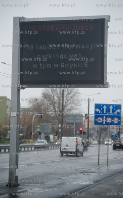 Gdynia. Ul. Morska. Prezentacja pierwszej tablicy zmiennej...