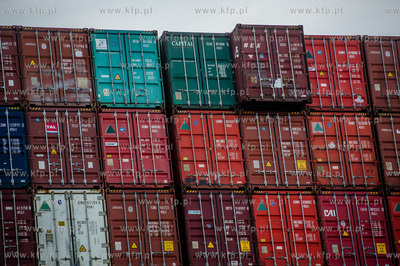 Gdansk. Terminal kontenerowy DCT. Pierwsze zawiniecie...
