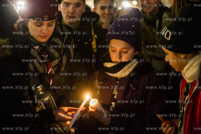 Gdansk. Dlugi Targ. Zuchy i harcerze Choragwi Gdanskiej...