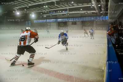 Gdańsk. Oliwa. Mała tafla Hali Olivia. Mecz inaugurujacy...