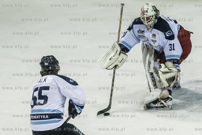 Gdańsk. Hala Oliwia. Polska Hokej Liga. Mecz o utrzymanie...
