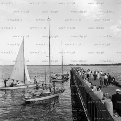 Przystań zaglówek przy molo. (lata60).
1965
Fot....