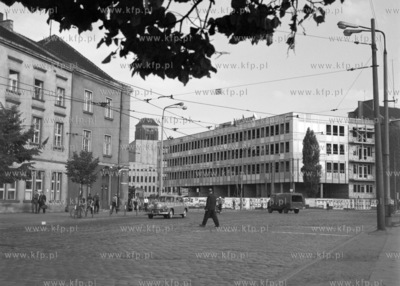 Skrzyżowanie Wałow Jagiellońskich i Huciska w Gdańsku....