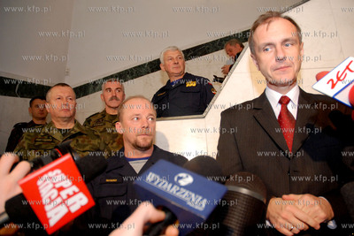 Konferencja prasowa Bogdana Klicha - Ministra Obrony...