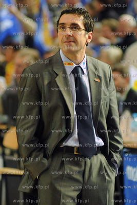 Mecz rundy play - off Euroligi pomiedzy zespolami LOTOSPKO...