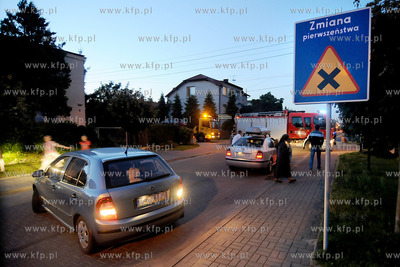 Rumia, skrzyzowanie ulic Swietojanskiej i Warszawskiej....