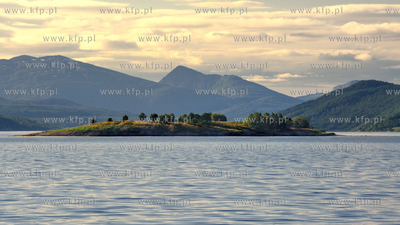 Norwegia.  okolice miejscowosci Rognan w polnocnej...