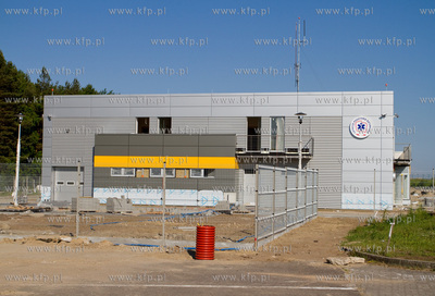 Port Lotniczy Gdansk im. Lecha Walesy. Nz. Nowo budowana...