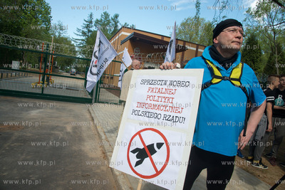 Redzikowo. Protest mieszkancow przeciwko budowie tarczy.
13.05.2016
Fot....