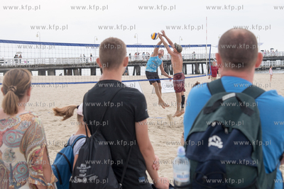 Sopot, plaża. Mecze siatkówki plażowej przy molo
23.07.2022
fot....
