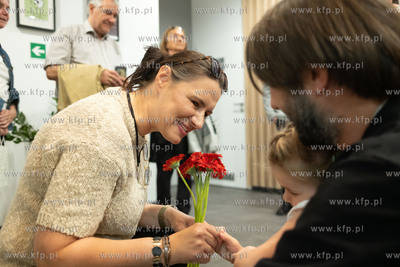 Gdansk 10.07.2025 Wernisaz wystawy Karoliny Misztal...
